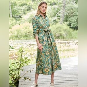 Spartina 449 Mystic Moss Bird
Marianne Long Shirt Dress